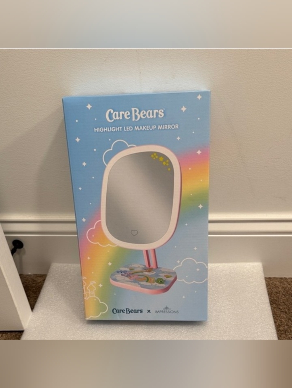 Care Bears x Impressions Pink Rainbow LED Makeup Mirror - Picture 6 of 7